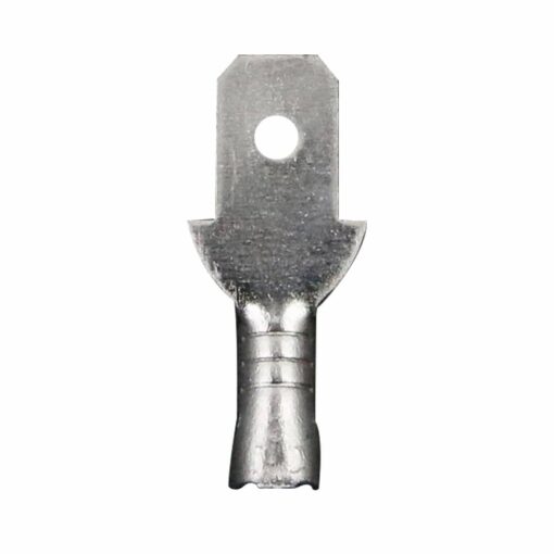 Tin Plated 6.3 Male Non-Insulated Spring Wire Terminal – Pack of 50 PHI1003190 Phipps Electronics 3