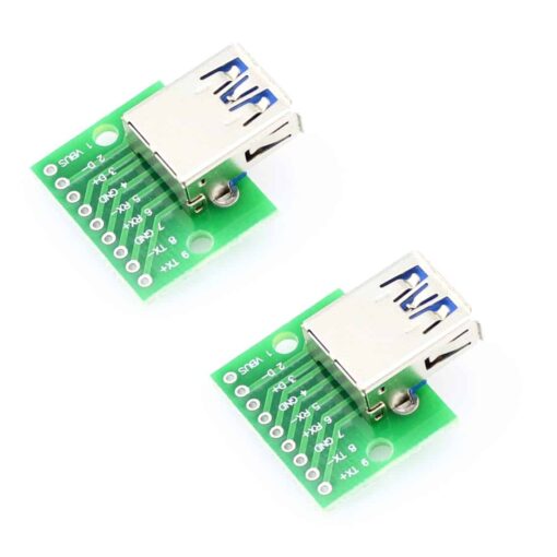 USB A 3.0 Male Adapter Breakout Board – Pack of 2 PHI1003022 Phipps Electronics 2