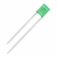 Square Green Diffused Lens LED Diode – Pack of 50 3