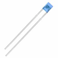 Square Blue Diffused Lens LED Diode – Pack of 50 PHI1002944 Phipps Electronics