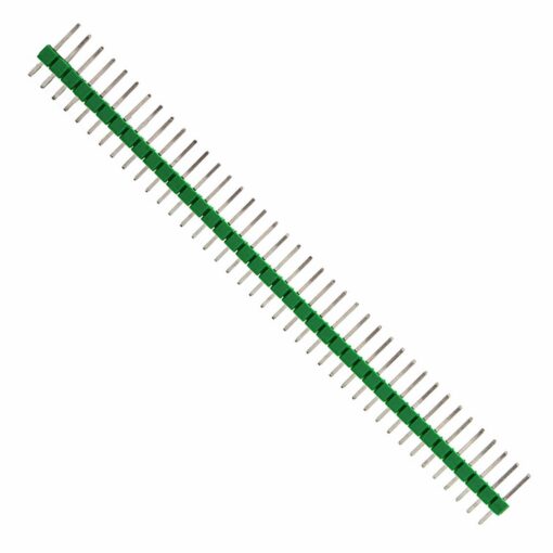 2.54mm Pitch 40 Way Green Male to Male Header Pin – Pack of 5 2