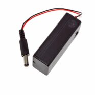 2x AA Battery Case to 2.1mm x 5.5mm Plug with On / Off Switch PHI1003088 Phipps Electronics
