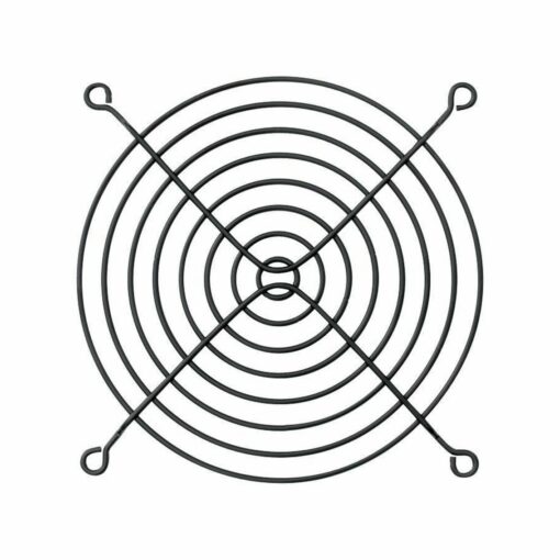 Metal 120mm 8 Ring Black Fan Guard – Pack of 2 PHI1002880 Phipps Electronics 2