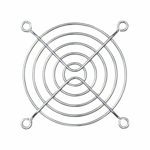 Metal 80mm 5 Ring Chrome Fan Guard – Pack of 2 PHI1002881 Phipps Electronics 2