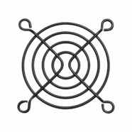 Metal 60mm 4 Ring Black Fan Guard – Pack of 2 PHI1002887 Phipps Electronics