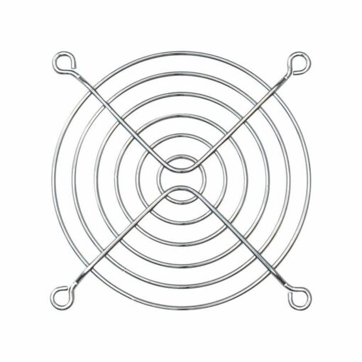 Metal 92mm 6 Ring Chrome Fan Guard – Pack of 2 PHI1002889 Phipps Electronics 2