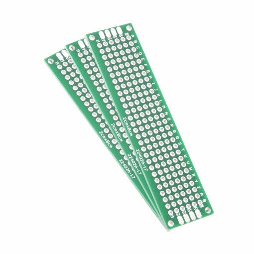 168 Point Solderable PCB Prototype Breadboard 2cm x 8cm – Pack of 3 PHI1003074 Phipps Electronics 2