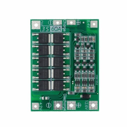 3S 18650 60A Lithium Battery Protection BMS Board – Enhanced 2