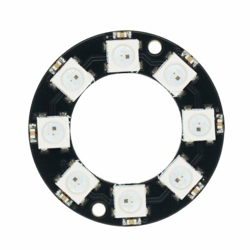 8 Bit RGB LED Ring Module with Integrated Drivers – WS2812B PHI1002950 Phipps Electronics 2