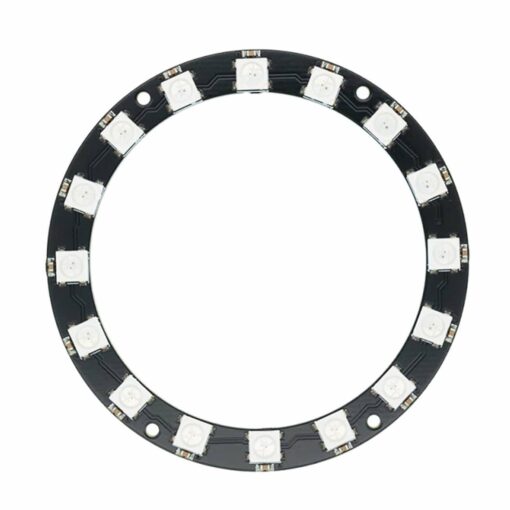 16 Bit RGB LED Ring Module with Integrated Drivers – WS2812B PHI1002952 Phipps Electronics 2