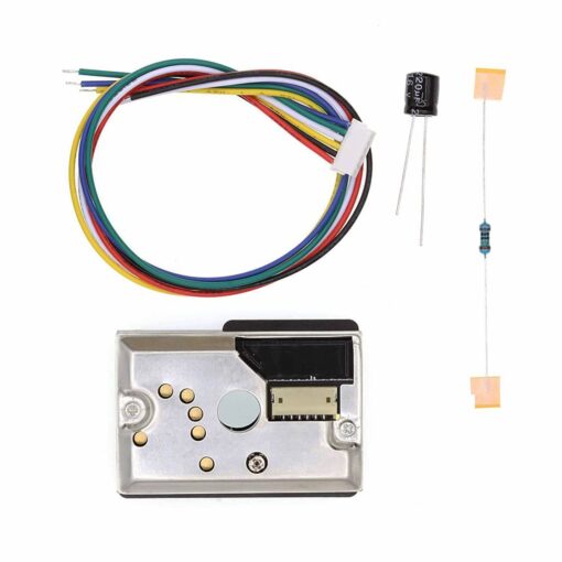 Optical Dust and Smoke Particle Sensor with Cables – GP2Y1014AU0F 2