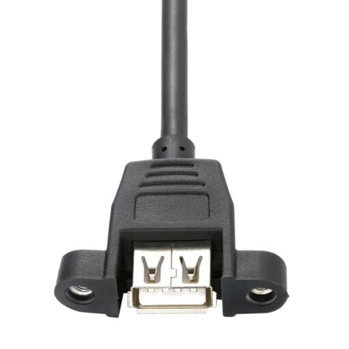USB A Male to Female 30cm Cable Panel Mount PHI1003202 Phipps Electronics 3