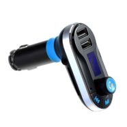 Bluetooth Car Kit With Charging Port – Black/Silver