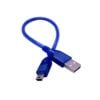 USB A to Mini USB 30cm Cable - Pack of 2