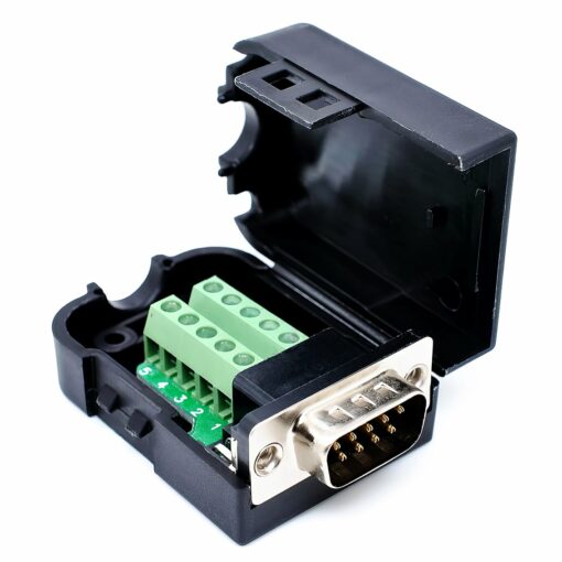 DB9 Male 9Pin to Screw Terminal Connector Module PHI1003256 Phipps Electronics 2
