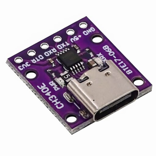 USB C to TTL CH340 UART Adapter Module – BTE17-06B PHI1003268 Phipps Electronics 2