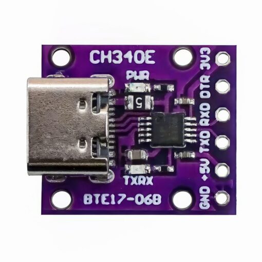 USB C to TTL CH340 UART Adapter Module – BTE17-06B PHI1003268 Phipps Electronics 4