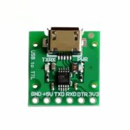 Micro USB to TTL CH340 UART Adapter Module PHI1003269 Phipps Electronics 2
