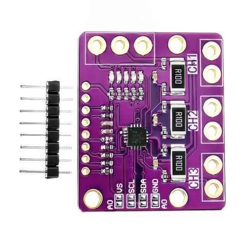 CJMCU-3221 INA3221 Triple-way Low Side / High Side I2C Output Current Power Monitor Module PHI1003276 Phipps Electronics 2