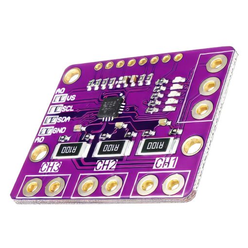 CJMCU-3221 INA3221 Triple-way Low Side / High Side I2C Output Current Power Monitor Module PHI1003276 Phipps Electronics 4