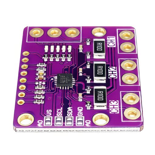 CJMCU-3221 INA3221 Triple-way Low Side / High Side I2C Output Current Power Monitor Module PHI1003276 Phipps Electronics 6