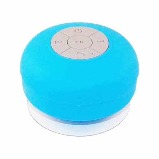 Bluetooth Waterproof Shower Speaker – Aqua Blue 2