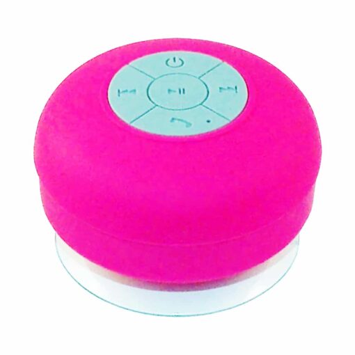 Bluetooth Waterproof Shower Speaker – Pink 2