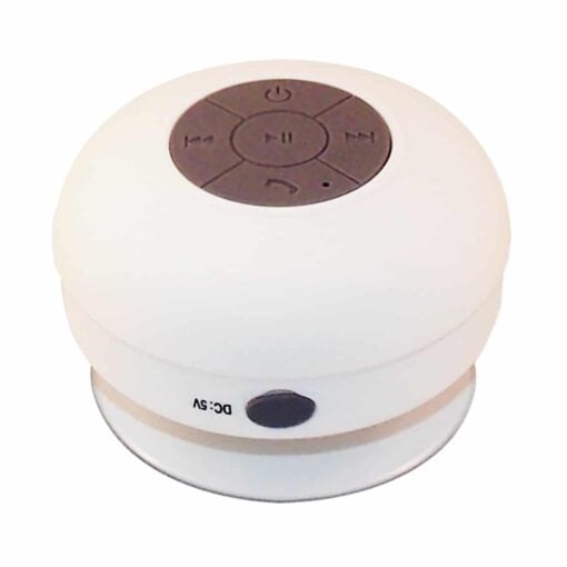 Bluetooth Waterproof Shower Speaker – White 2