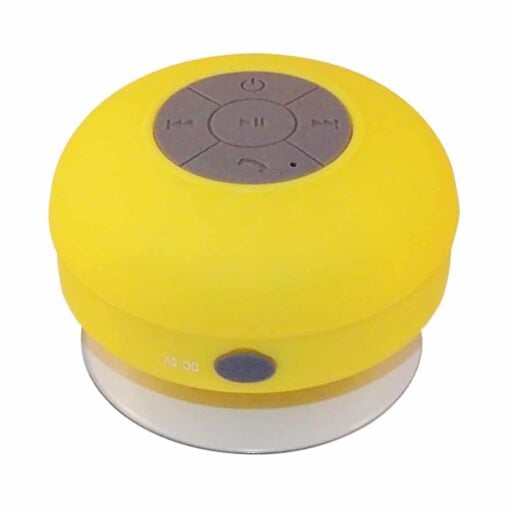 Bluetooth Waterproof Shower Speaker – Yellow 2