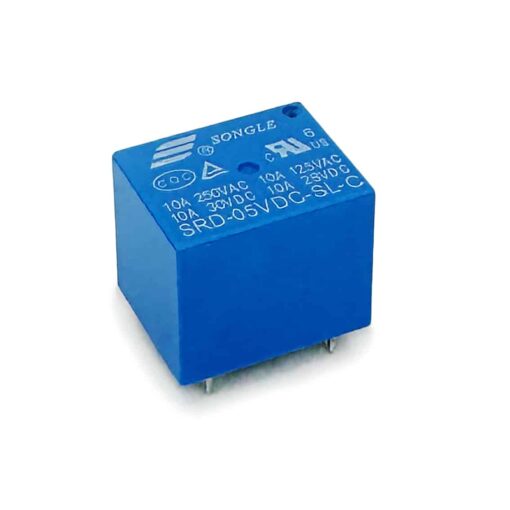 SRD 05VDC SL-C 5 Pin 10A Relay – Pack of 2 PHI1003368 Phipps Electronics 2