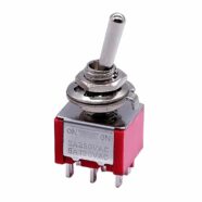 MTS-202 Red Mini Toggle Switch – Pack of 5 PHI1003419 Phipps Electronics
