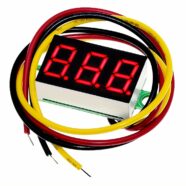 Digital DC Voltmeter Red LED Display Three Wire – 0 – 100VDC Range PHI1003422 Phipps Electronics