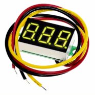 Digital DC Voltmeter Yellow LED Display Three Wire – 0 – 100VDC Range PHI1003423 Phipps Electronics
