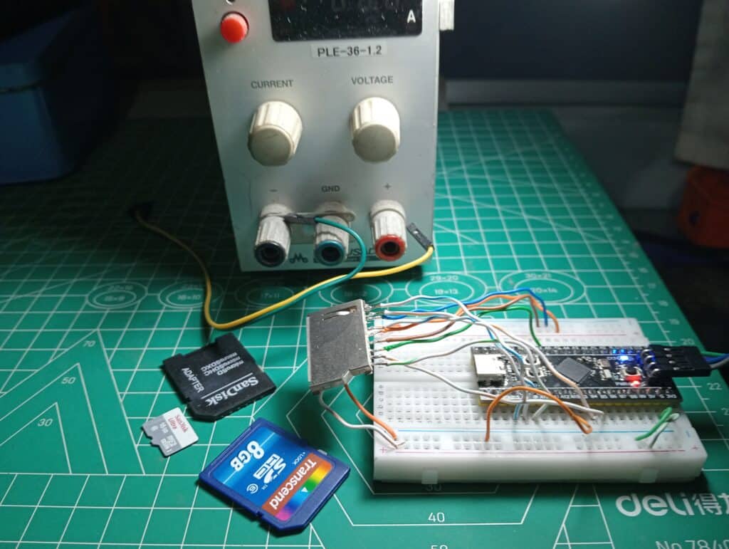 STM32CubeIDE SDIO FATFS demo on a Black Pill