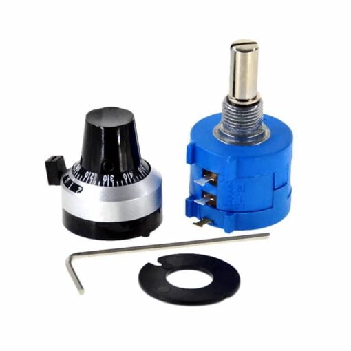 Adjustable 1K Ohm Potentiometer Resistor with Rotary Knob – 3590S-2 PHI1003244 Phipps Electronics 2