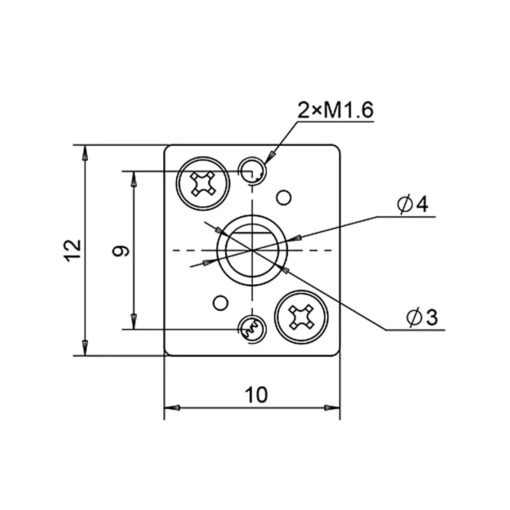 GA12-N20 Metal Gear 3V 100RPM Motor PHI1003430 Phipps Electronics 4