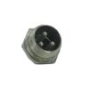 GX16-3 3 Pin Metal Male Female Aviation Plug Connector - Pack of 2