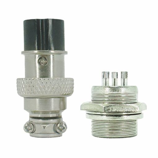 GX16-5 5 Pin Metal Male Female Aviation Plug Connector – Pack of 2 PHI1003219 Phipps Electronics 5