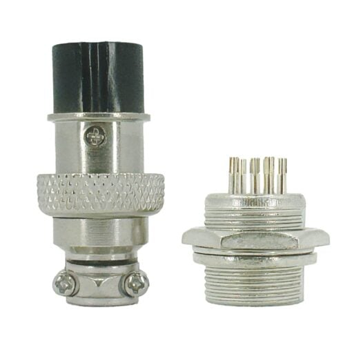 GX16-6 6 Pin Metal Male Female Aviation Plug Connector – Pack of 2 PHI1003220 Phipps Electronics 5
