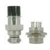 GX16-8 8 Pin Metal Male Female Aviation Plug Connector - Pack of 2