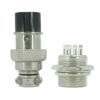 GX16-9 9 Pin Metal Male Female Aviation Plug Connector - Pack of 2
