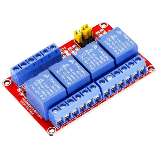 12V 4 Channel High / Low Relay Module with Optocoupler PHI1003230 Phipps Electronics 3