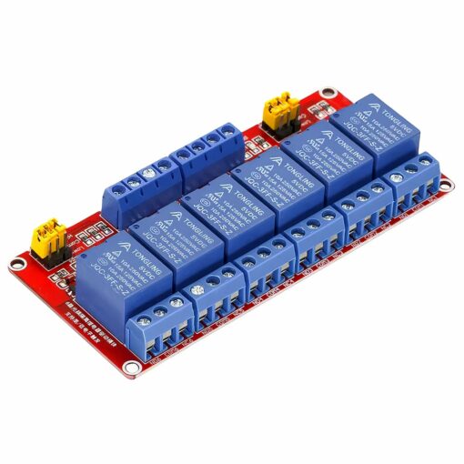 12V 6 Channel High / Low Relay Module with Optocoupler PHI1003231 Phipps Electronics 3