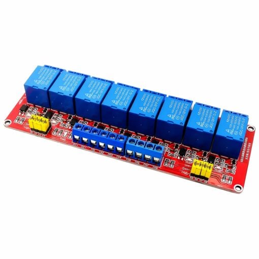 12V 8 Channel High / Low Relay Module with Optocoupler PHI1003232 Phipps Electronics 2