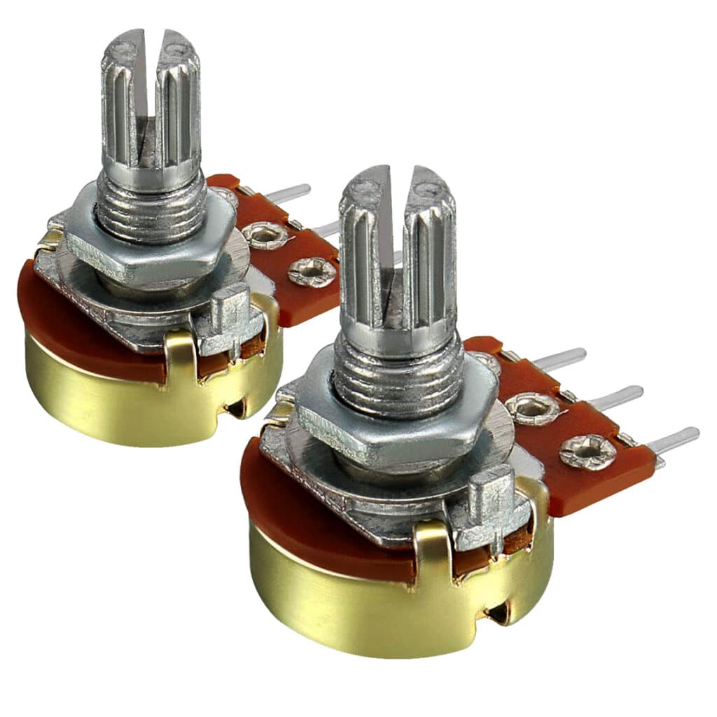 1M Ohm 3 Pin Linear Potentiometer WH148 B1M - Pack of 2