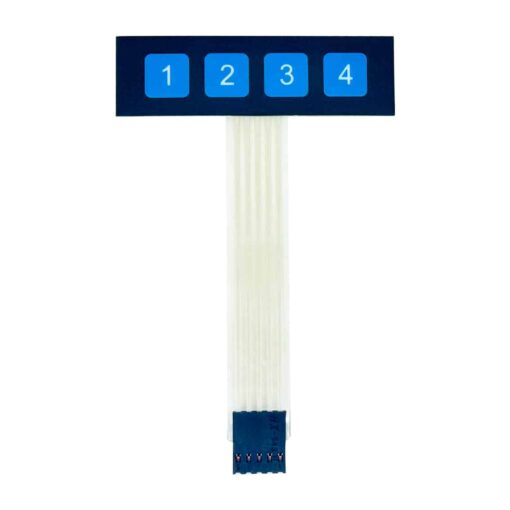 1 x 4 4 Key Membrane Matrix Keypad PHI1003457 Phipps Electronics 2