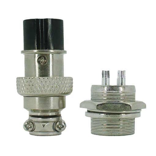 GX16-4 4 Pin Metal Male Female Aviation Plug Connector – Pack of 2 PHI1002642 Phipps Electronics 3