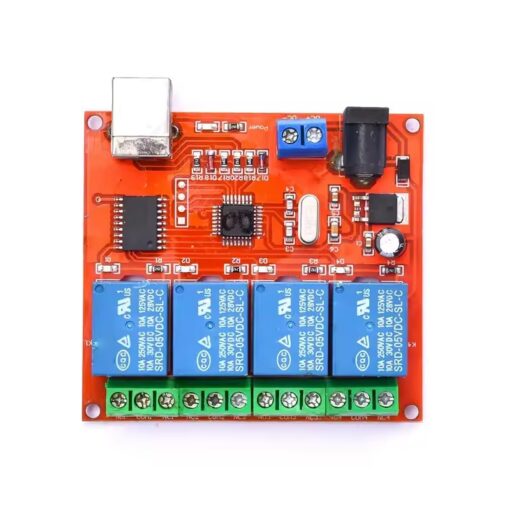 4 Channel 5V Low Level USB Relay Module PHI1002271 Phipps Electronics 2
