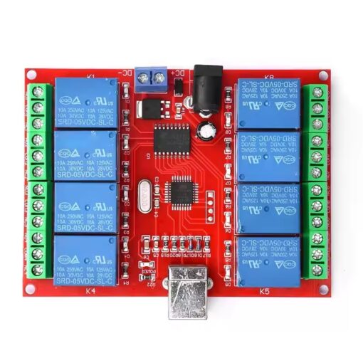 8 Channel 5V Low Level USB Relay Module PHI1002272 Phipps Electronics 2