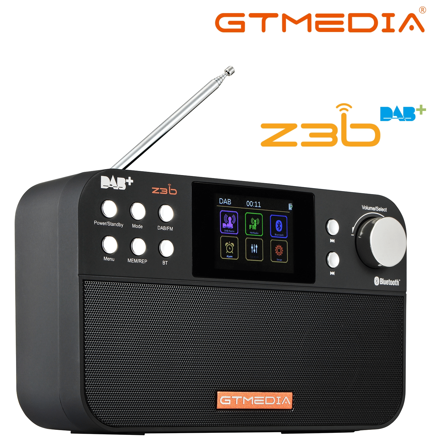 DAB+ Radio with Bluetooth Speaker and FM Tuner – Colour Display 1